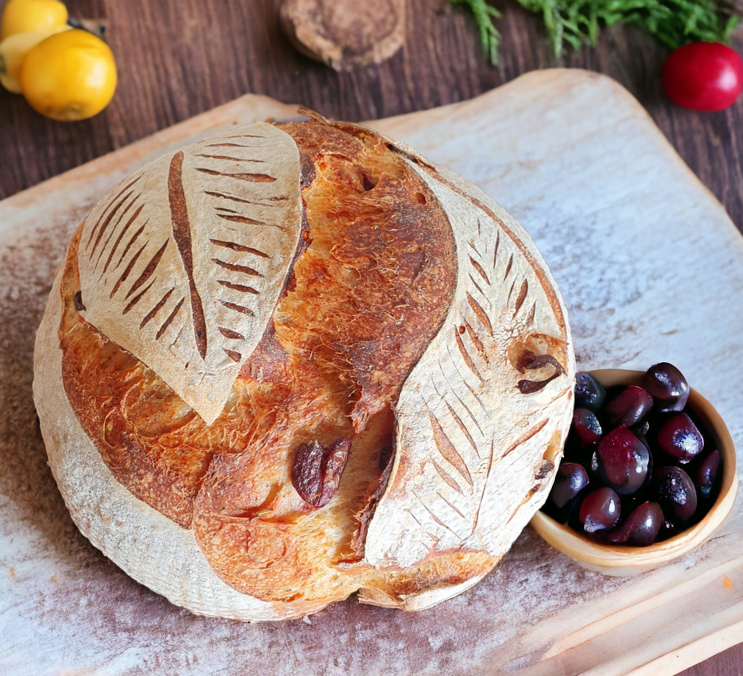 Kalamata Olive Sourdough